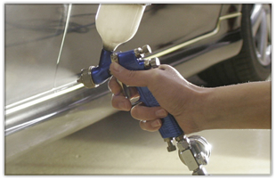 �K���X�R�[�e�B���O�̃X�v���[�����t���{�H